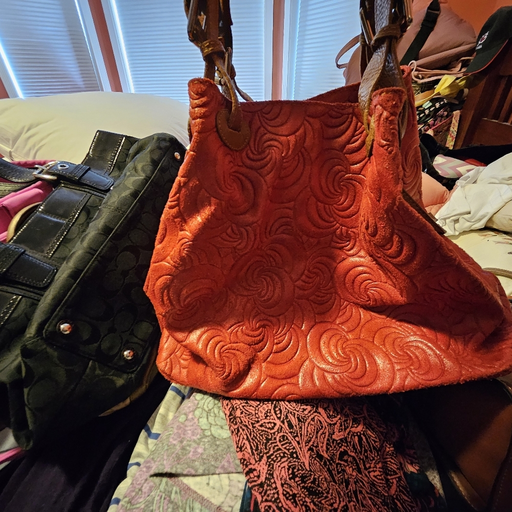 Real Leather Satchel